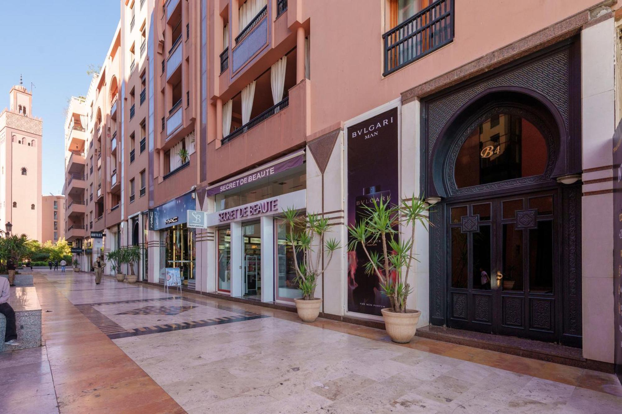 Appartement Haut Standing Gueliz Plaza Avec Vue Marrakesh Exterior foto